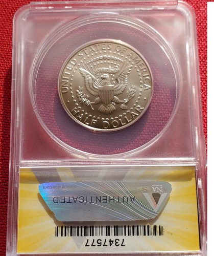 2005 P Kennedy Half Dollar Satin Finish Low Mintage MS66 Nice Luster - Picture 3 of 4