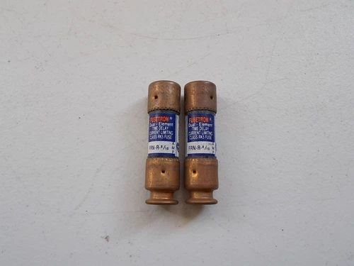 Fusetron FRN-R-8/10 Lot of 2 Time Delay Dual Element 250V Fuses *FREE SHIPPING*