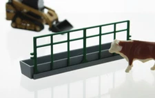 1:64 Livestock Bunk Feeder 20ft Scale Section Plastic 3D TO SCALE Farm Diorama