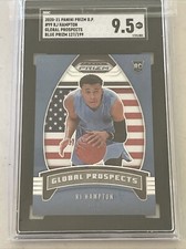 2020-21 Prizm Draft Picks #99 RJ Hampton BLUE Global Prospects RC SGC 9.5 NMT