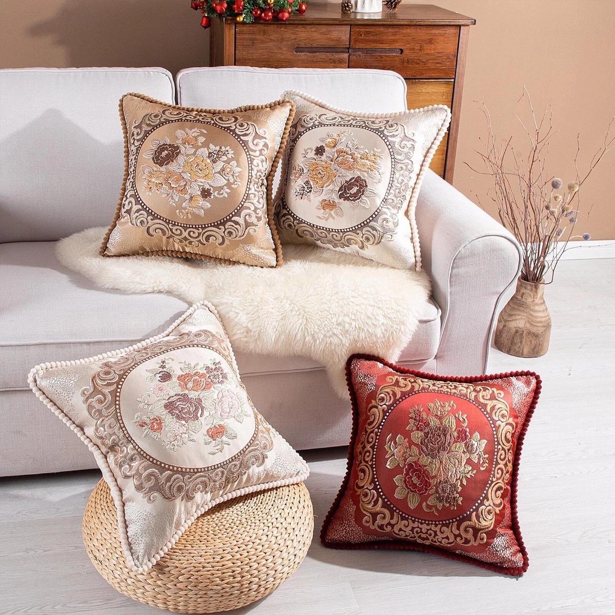 Traditional top cushion covers