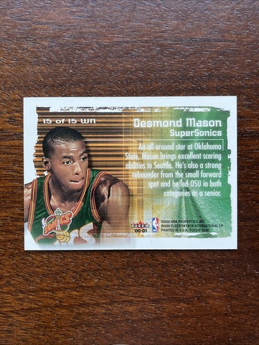 (3) Desmond Mason Lot Fleer “O!” Welcome To NBA Topps With Kobe Bryant - Picture 7 of 7