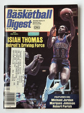 Vintage Basketball Digest Magazine Feb 1985 - Isiah Thomas on Cover
