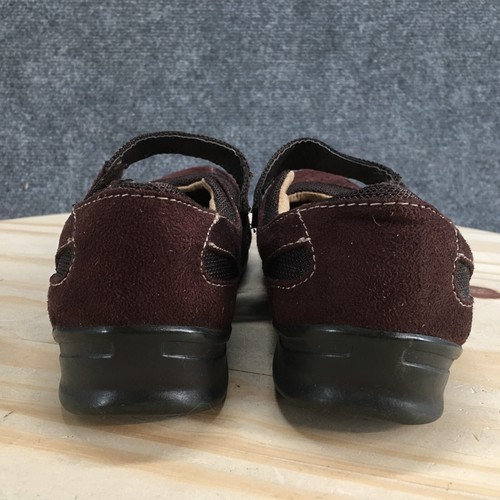 Dr. Scholls Shoes Womens 6 Mary Jane Brown Hook & Loop Comfort Casual Low Top - Picture 9 of 17