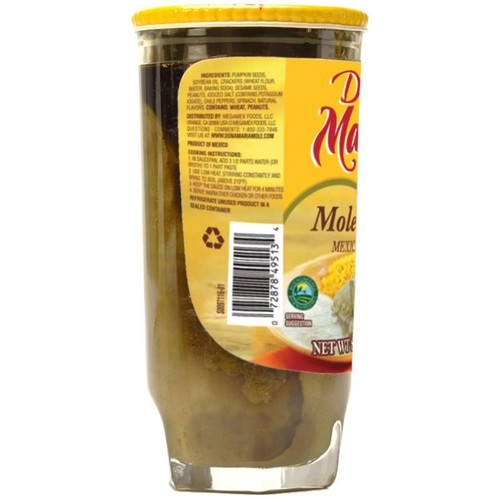 Authentic Mexican Verde Mole Sauce by DONA MARIA - 4 Pack, 8.25 oz Jars - Picture 8 of 24