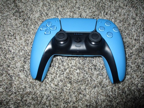 SONY PLAYSTATION 5 DUALSENSE WIRELESS CONTROLLER STARLITE BLUE COLOR