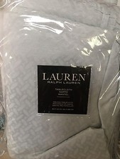RALPH LAUREN CLARENDON ICE FLOW 60" X 144" Tablecloth OBLONG bnip