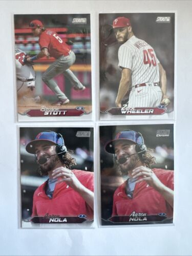 2024 Stadium Club Philadelphia Phillies Lot-Chrome & Base - Picture 3 of 3