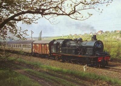 AK · Dampf-Lok 078 185  (preuß. T18) - DB - Rottendorf/Ufr. - 1968  (73.07)