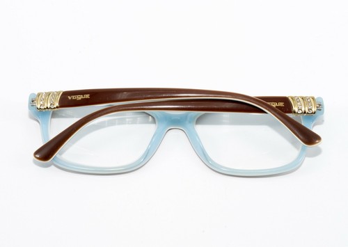 Vogue VO2765B 2011 Braun & Himmelblau Brille Eyewear Brillengestell 53▢16-140 - Bild 9 von 12