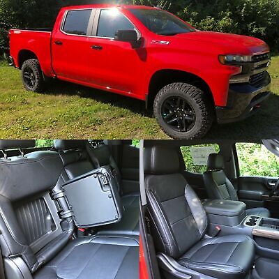 2019 2020 2021 Silverado Crew Cab Lt Leather Seat Covers Black Rst Trail Boss - Top Rated Chevy Truck Seat Covers