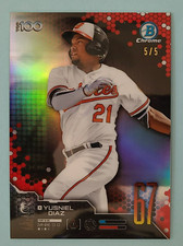 2019 Bowman Scout's Top 100 Chrome Yusniel Diaz #BTP-67 Red Refractor 5/5