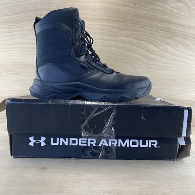 Under Armour UA Stellar G2 Mens Size 11 Black Side Zip WP Boots