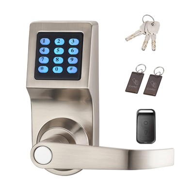 Digital Door Lockunlock With Remote Control M1 Card Code And Keyhandle Direction