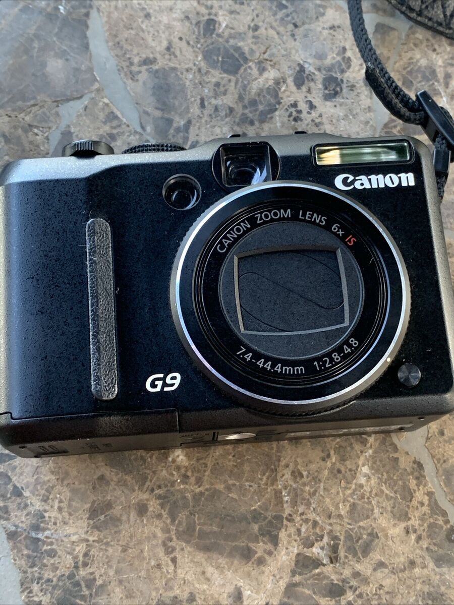 Canon PowerShot G9 12.1 MP Black Compact Digital Camera Canon PowerShot G9 12.1 MP Black Compact Digital Camera