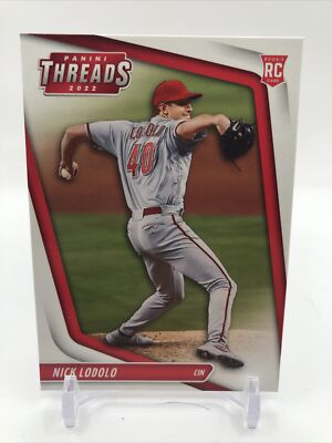Nick Lodolo 2022 Chronicles Threads #16 RC Rookie Cincinnati Reds