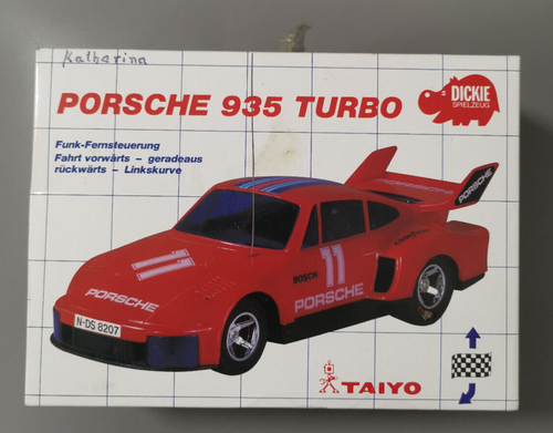 Dickie Taiyo No. 8207 Porsche 935 Turbo Wireless Remote Control Car in Original Packaging - Picture 2 of 23