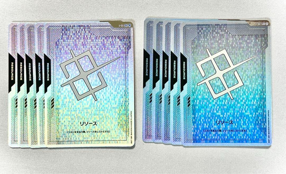 GUNDAM CARD GAME Ver.β Beta Resource Parallel Card 10 Set GUNDAM CARD GAME Ver.β Beta Resource Parallel Card 10 Set