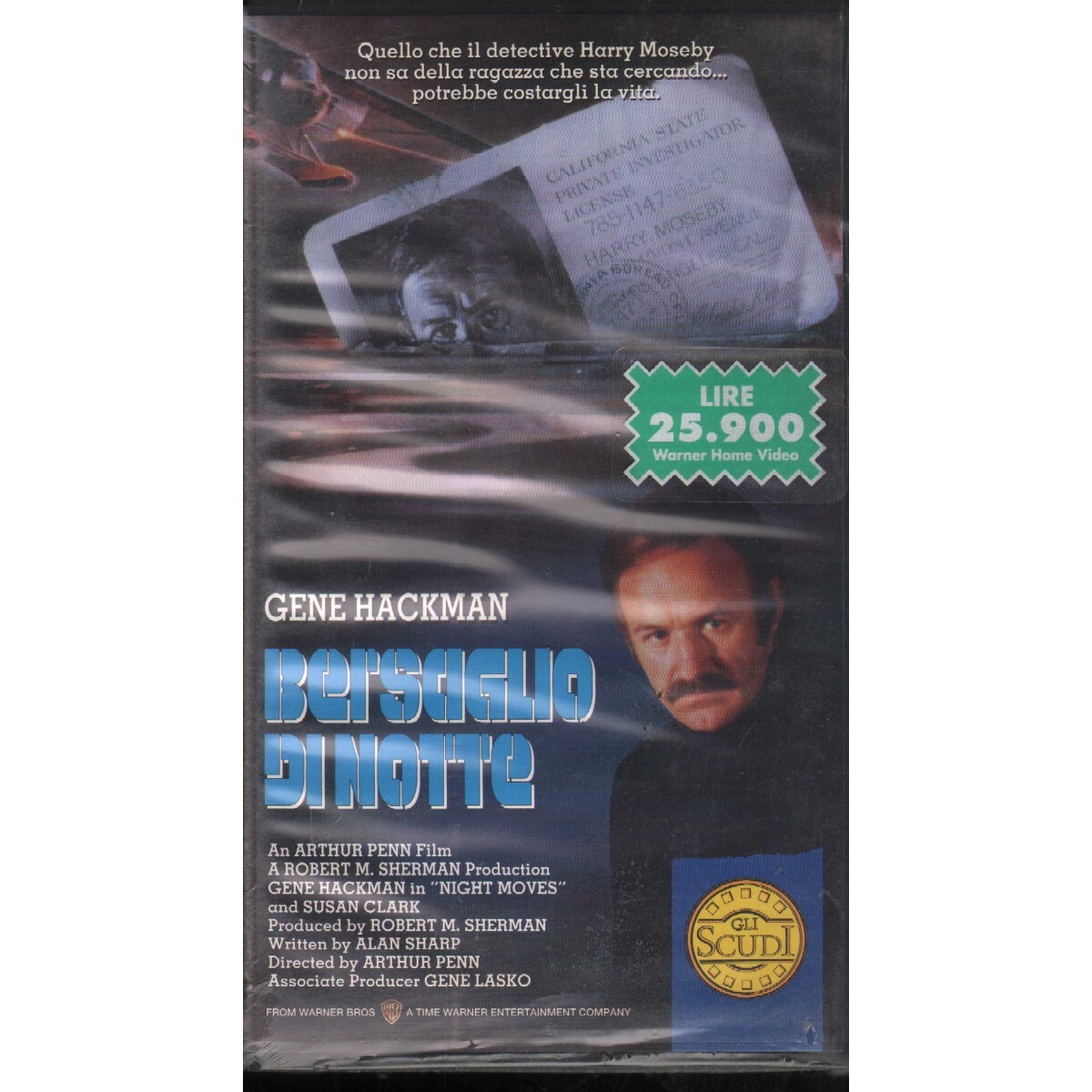 Arthur Penn Univideo VHS Night Target - PIV61102 Sealed
