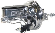 Chrome Power Brake Boosterwilwood Polished Master Cylindervalve67-74 Gm Afx