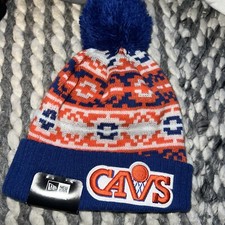NWT New Era Cleveland Cavaliers Retro Cuffed Knit Pom OSFA