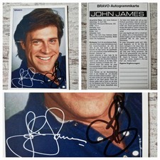 Orginal John James-Jeff Colby-Denver Clan-In Person signierte Autogrammkarte