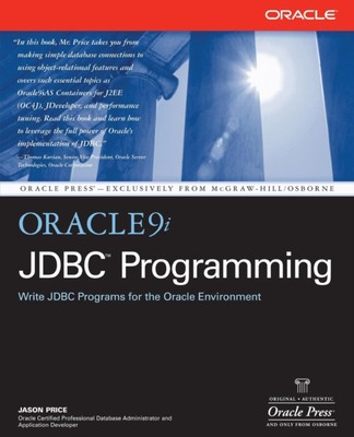 Price - Oracle9i JDBC Programming - New paperback or softback - X555z