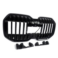 Grill LED Schwarz F�r BMW 7er G70 2023-26 #51135A3DB03 K�hlergrill Nieren Gitter