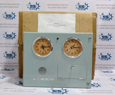 Seiko QC-6M3 Quartz Crystal Master Clock AC100V~230V (Unused New Open Box)