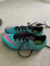 Blue nike womens track spikes, size 7