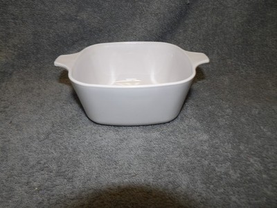 Vintage Corning Ware P-43-B Just White 2 3/4 cup 700ML Petite Casserole Dish