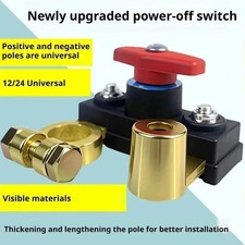 Universal Car Battery Disconnect Isolator Cut Off Switch 12-24v Battery Terminal