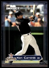 Ken Caminiti 2000 Fleer Impact #55 Astros MLB READ FREE SHIPPING AutographDen