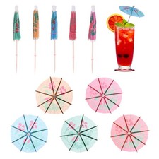 25 Pcs Mini Drink Umbrellas Cocktail,3.9 Inch Cocktail Picks Toothpicks Color...