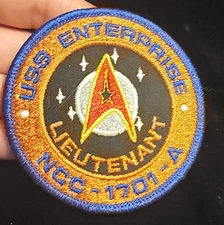 NCC-1701-A USS Enterprise Lieutenant Small Patch