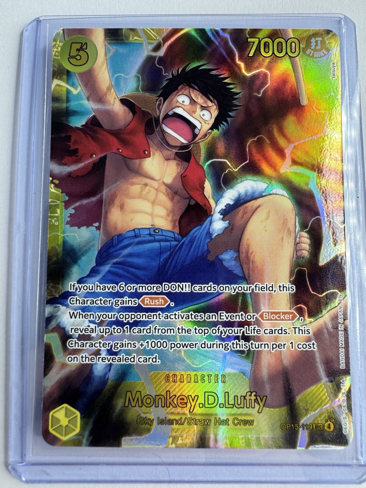 Monkey.D.Luffy 2026 Adventure on Kami's Island #OP15-119 Secret