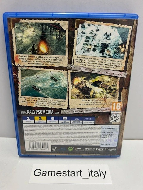 SUDDEN STRIKE 4 SONY PS4 - GIOCO USATO PERFETTAMENTE FUNZIONANTE - PAL VERSION, foto 4 di 5