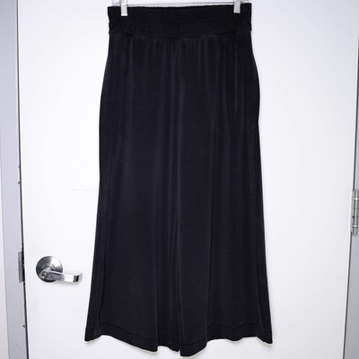 LULULEMON - W6BBXS Black Seek Softness Mid Rise Crop Wide Leg Pants - Women's 4