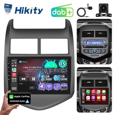 DAB+ 2+64GB Carplay Android Autoradio für Chevrolet Aveo T300 2011-2016 GPS Navi