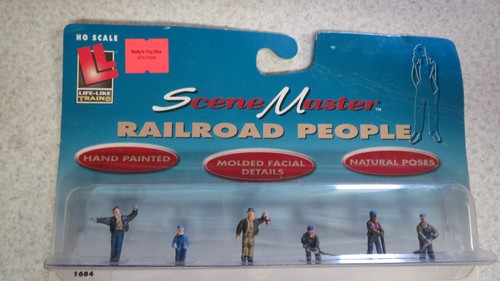 NUEVO EN CAJA FERROCARRIL REALISTA GENTE ESCALA HO #1684 PINTADO PARA DIORAMA DE DISEÑO DE TREN | Zustand: New