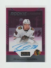 2020-21 O-Pee-Chee Platinum Brandon Hagel Rookie Auto Matte Pink 70/99