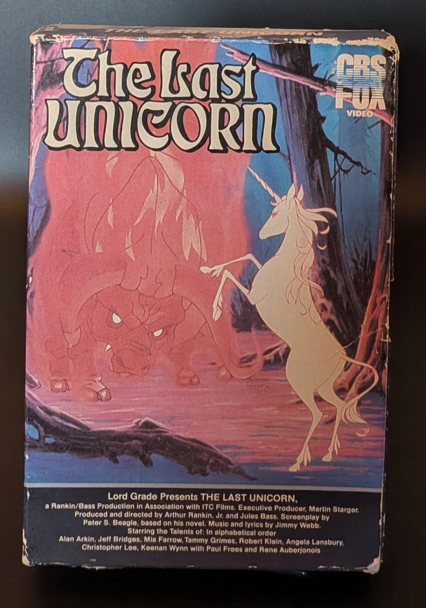 The Last Unicorn VHS Tapes for sale - eBay