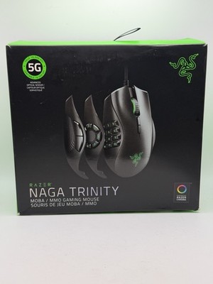 Razer Naga Trinity Wired Gaming Mouse Open Box Complete RGB RZ01-02410100-R3M1
