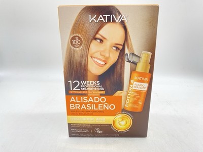 Brazilian Keratin Straightening Treatment at Home with Hyaluronic Acid