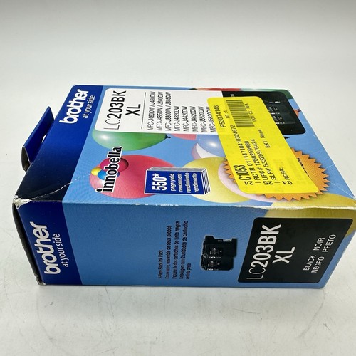 Brother LC203BK (LC2032PKS) Innobella Black Ink Cartridge - 2 Pack EXP: 21-24 - 第 4/4 張圖片