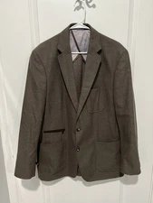 Hart Schaffner Marx Jacket Men's Size XL Brown Blazer Sport Coat