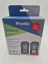Phottix Strato TTL Flash Trigger With EV Adjustments Set For Canon New 