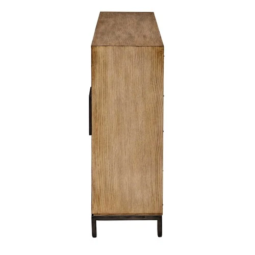 Uttermost 50012 Paltrow 48"W 2 Door Oak and Particle Board Accent - Burl / Oak - Picture 3 of 5