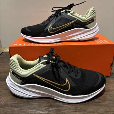 Nike Never Worn Quest 5 Running Shoes Black Olive Aura Green Bronzine 7.5M 9W