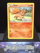 Pokemon Card Vulpix 20/160 Build-A-Bear Promo INK SMUDGE ERROR